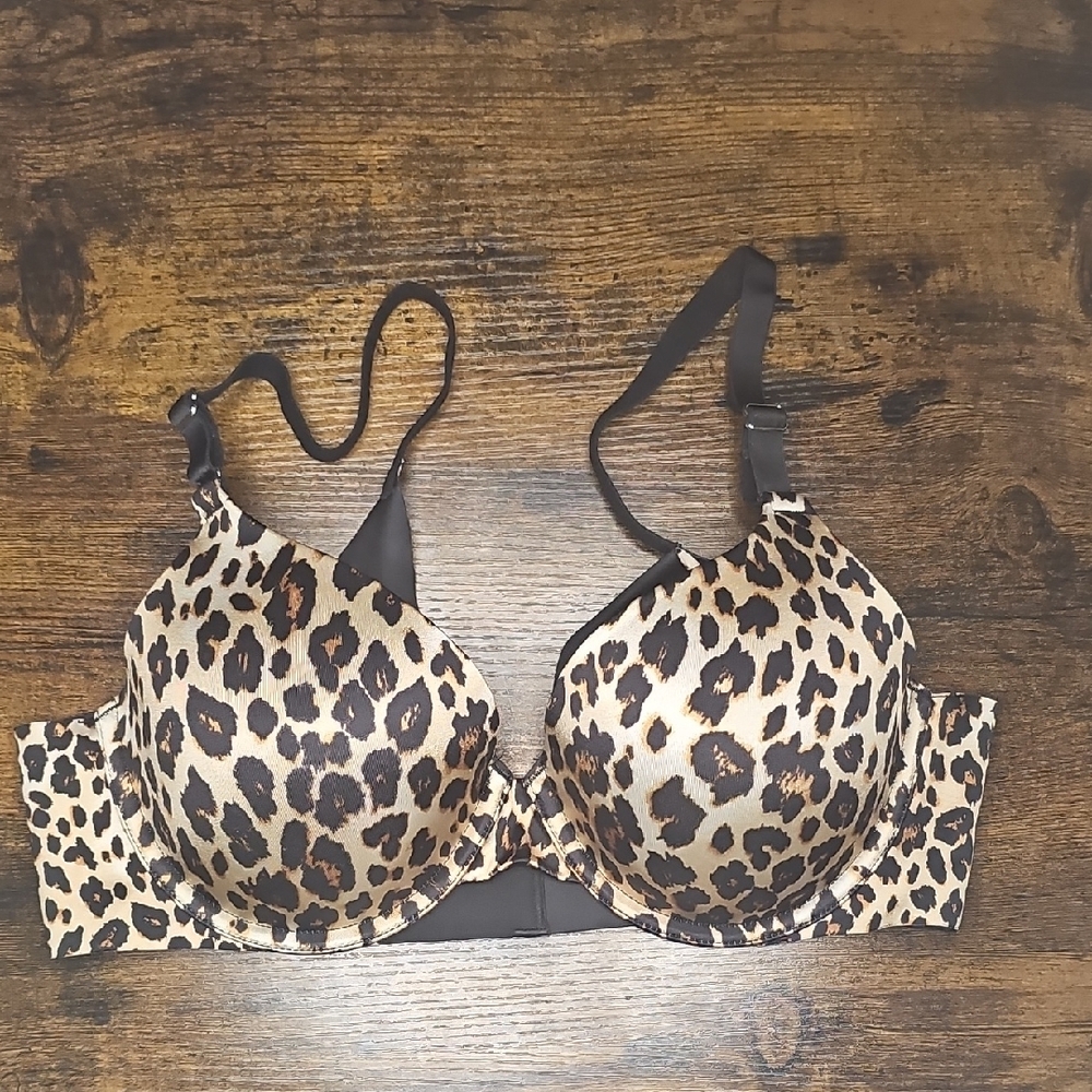 Secret Treasures Leopard Print Padded Bra